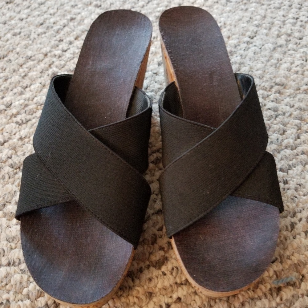 Bandolino Cork Wedge Slide Sandal